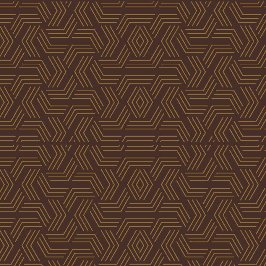 Identity pattern tile – cocoa brown