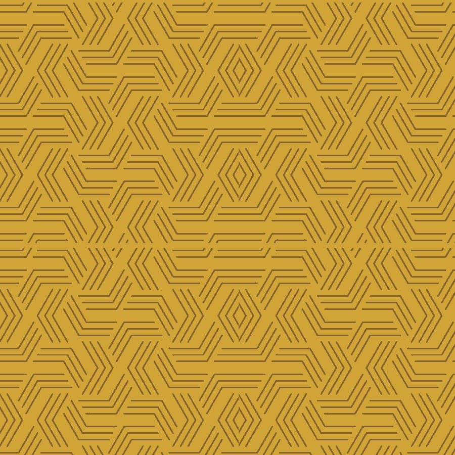 Identity pattern tile – mustard